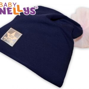 Bavlnená čiapočka Tutu květinka Baby Nellys ® - granátová