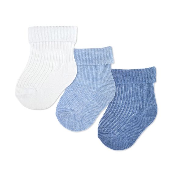 Dojčenské ponožky, sada 3 páry, BOY 74 (6-9m)